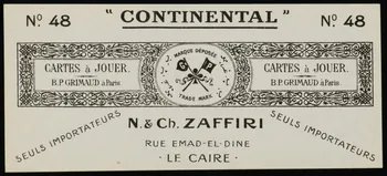 estampe "CONTINENTAL" 1967.185.1781.9 Photo