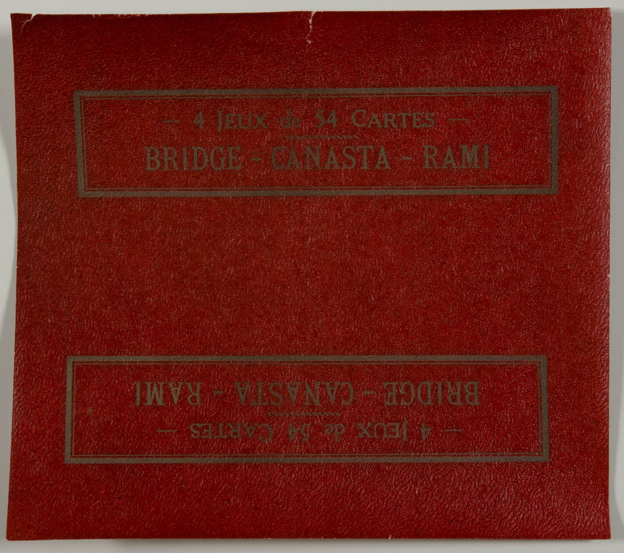 estampe BRIDGE - CANASTA - RAMI 1967.185.1782.1 Photo