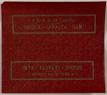 estampe BRIDGE - CANASTA - RAMI 1967.185.1782.2  Photo