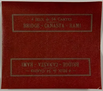 estampe BRIDGE - CANASTA - RAMI 1967.185.1782.3  Photo