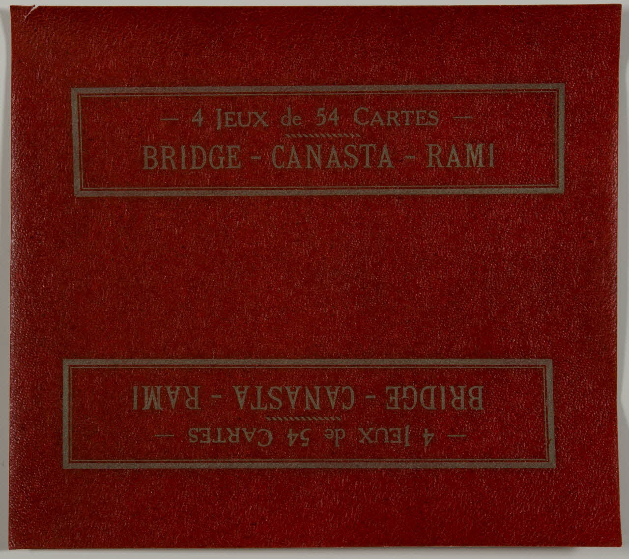 estampe BRIDGE - CANASTA - RAMI 1967.185.1782.5 Photo