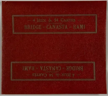 estampe BRIDGE - CANASTA - RAMI 1967.185.1782.5  Photo