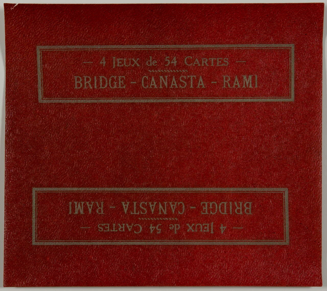 estampe BRIDGE - CANASTA - RAMI 1967.185.1782.6 Photo
