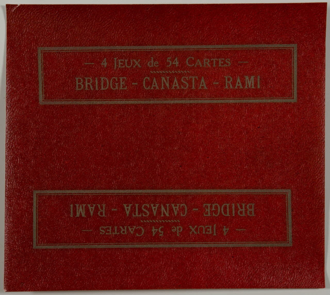 estampe BRIDGE - CANASTA - RAMI 1967.185.1782.7 Photo