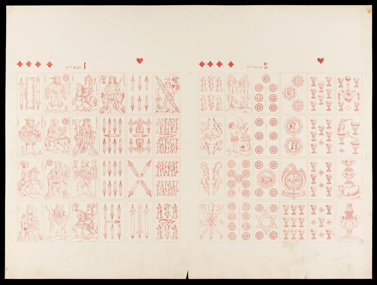 estampe Cartes de scopa 1967.185.1810 Photo