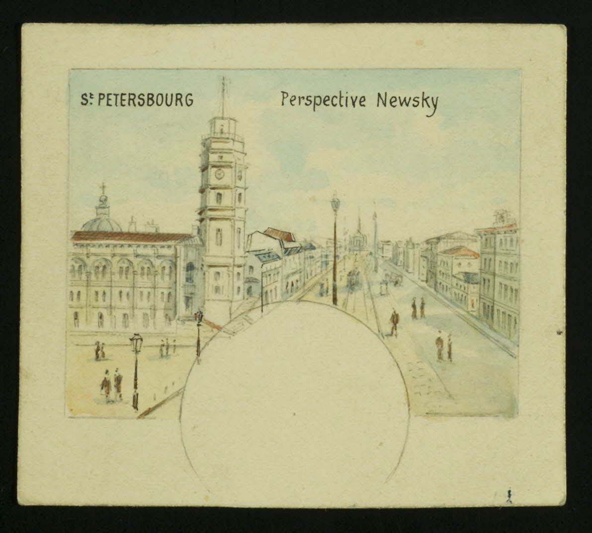 cartes à jouer St. PETERSBOURG  Perspective Newsky 1967.185.1842 Photo