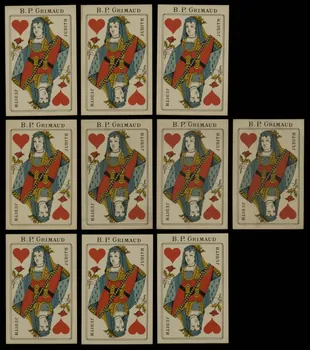 cartes à jouer Dame de coeur 1967.185.1853.1-10 Photo