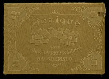 boîte de jeu Bezique  WITH  CARDS-MARKERS & RULES 1967.185.1867  Photo