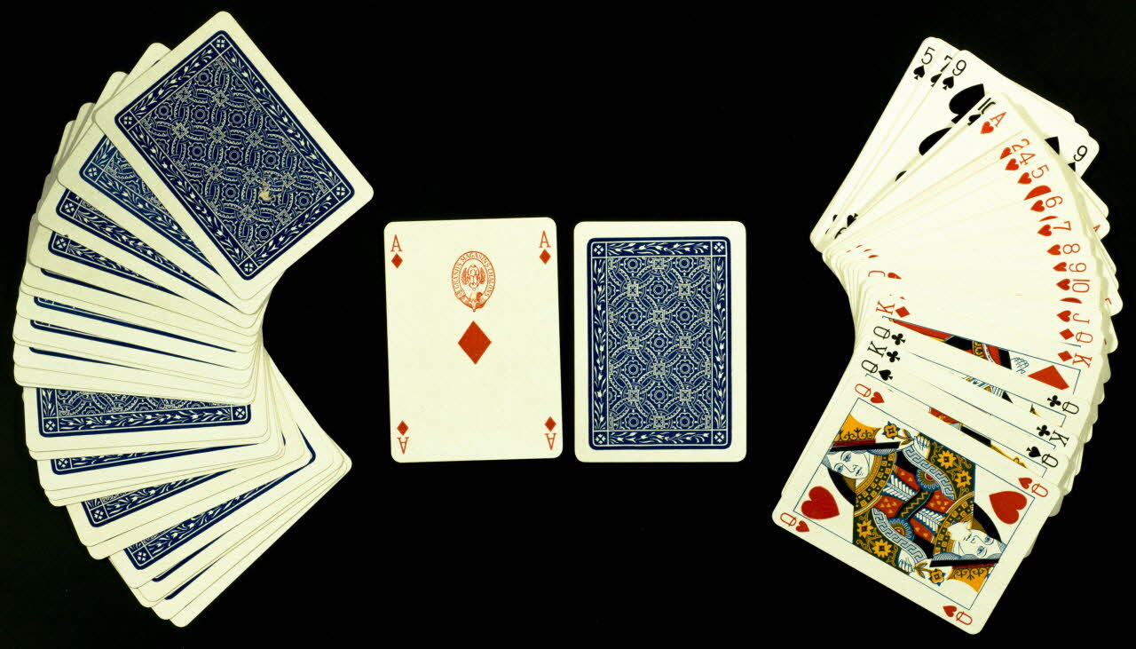 cartes à jouer Jeu de cartes à enseignes françaises 1967.185.1868.1-53 Photo