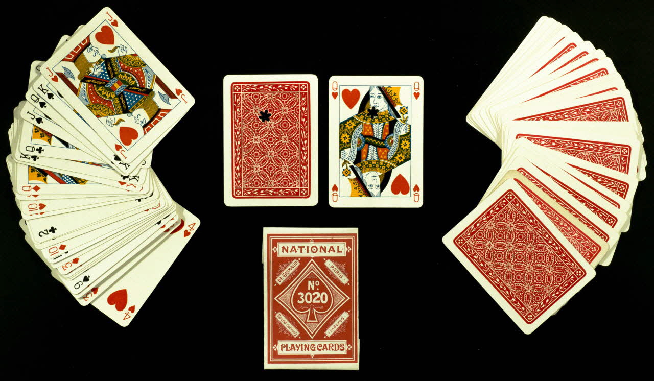 cartes à jouer Jeu de cartes à enseignes françaises 1967.185.1869.1-54 Photo