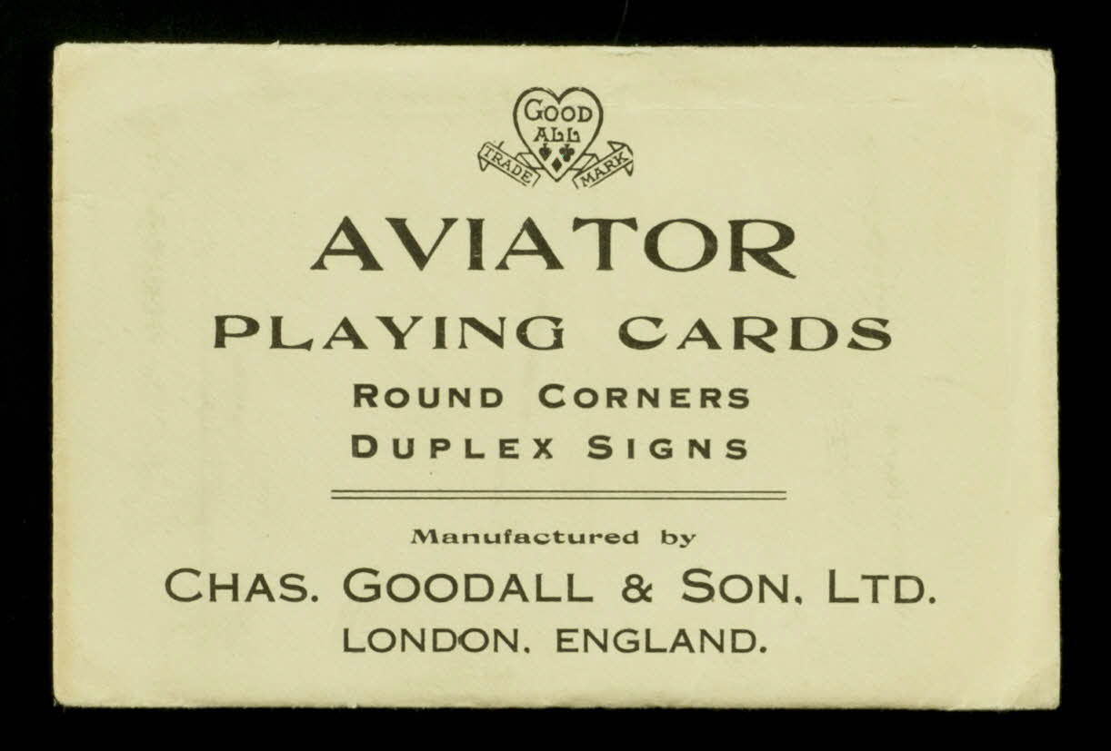 pochette AVIATOR  PLAYING CARDS 1967.185.1893 Photo