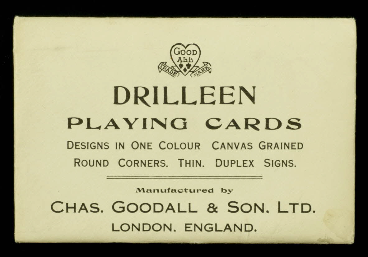 pochette DRILLEEN  PLAYING CARDS 1967.185.1909 Photo