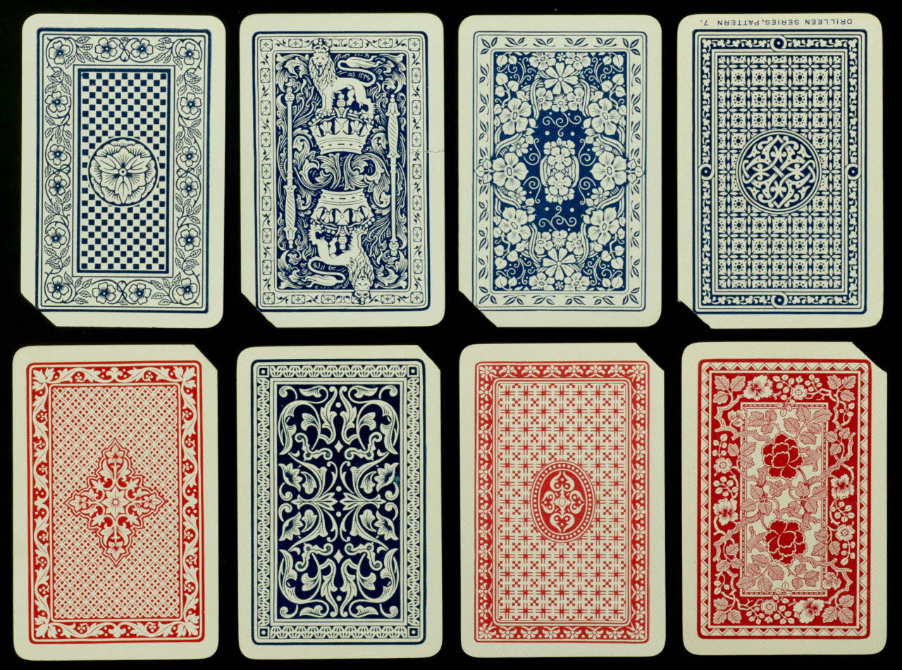 cartes à jouer Cartes à jouer 1967.185.1910.1-8 Photo