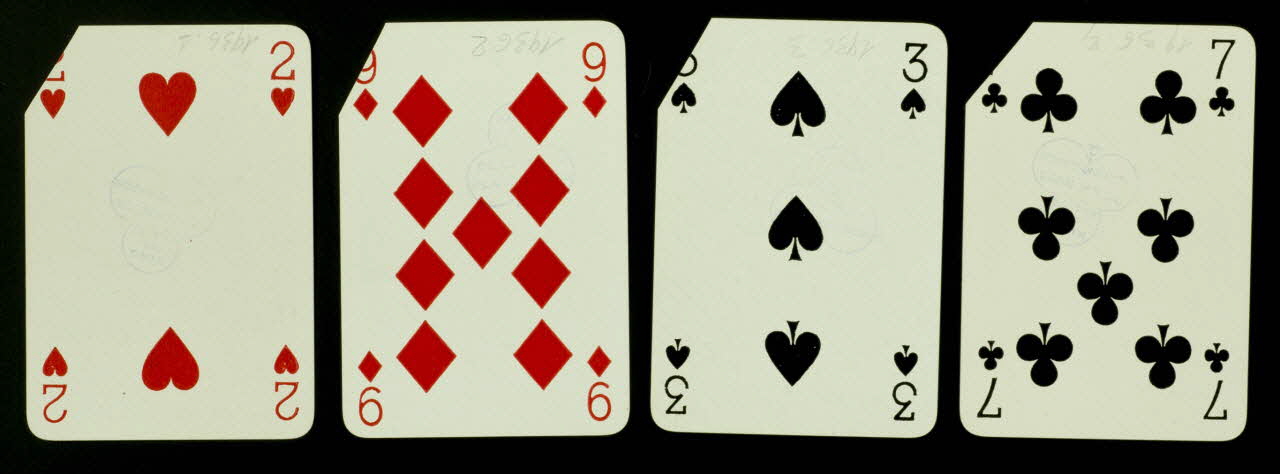 cartes à jouer Cartes à jouer 1967.185.1936.1-4 Photo