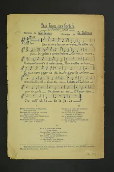 chanson petit format 1966.192.31 Photo Mucem