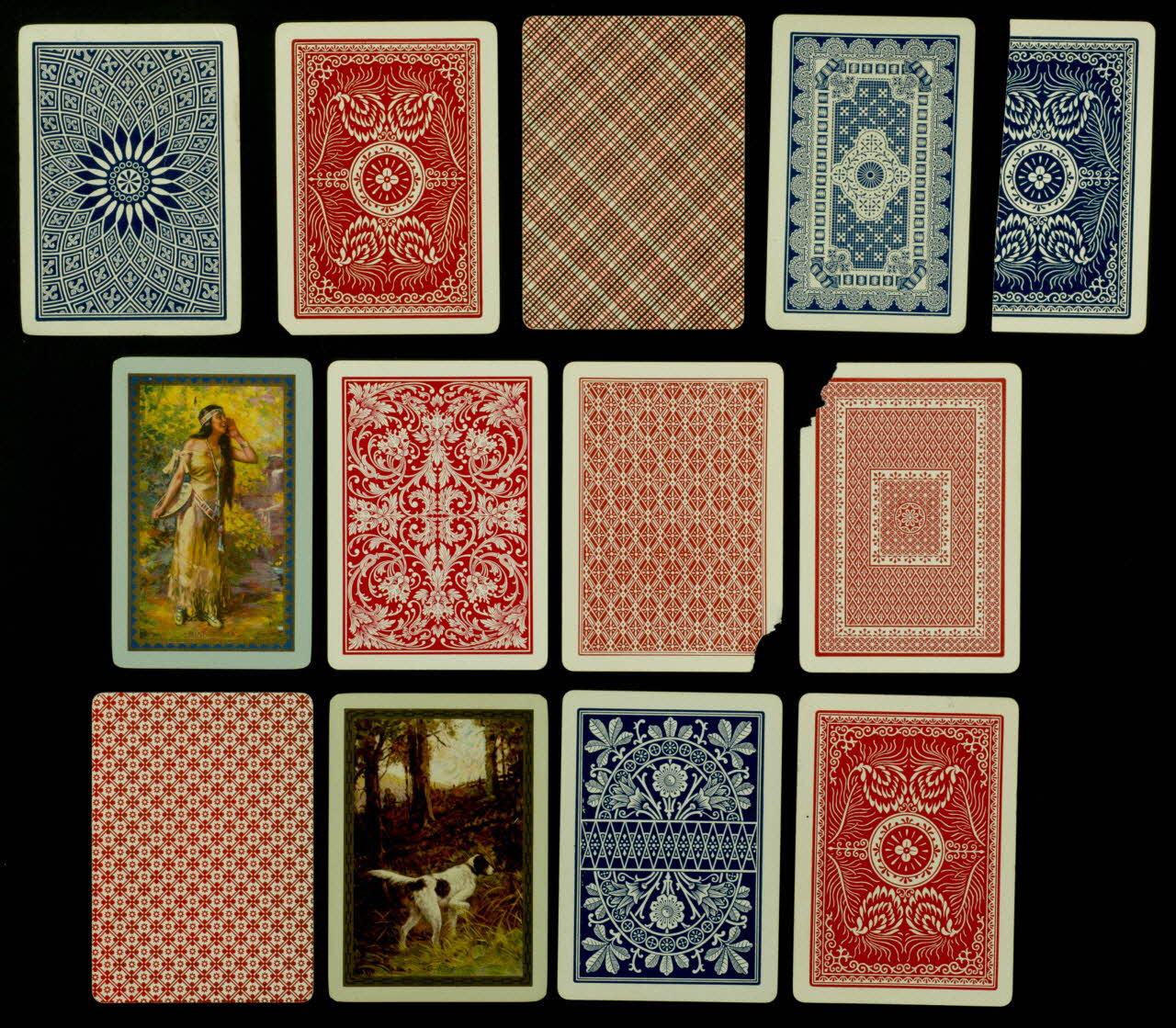 cartes à jouer Echantillon de cartes à jouer 1967.185.2000.1-16 Photo