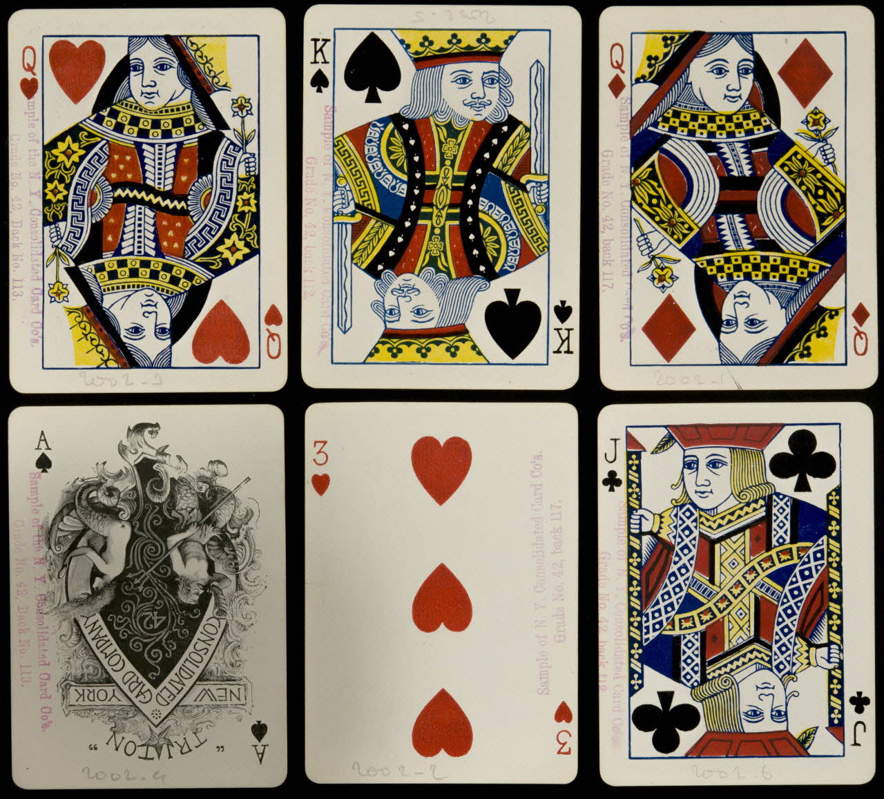 cartes à jouer Cartes à jouer 1967.185.2002.1/6 Photo