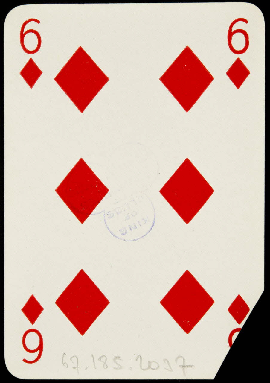 cartes à jouer Carte à jouer 1967.185.2037 Photo