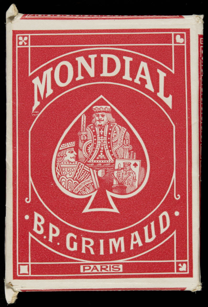 cartes à jouer MONDIAL  B.P. GRIMAUD  PARIS 1967.185.2039 Photo