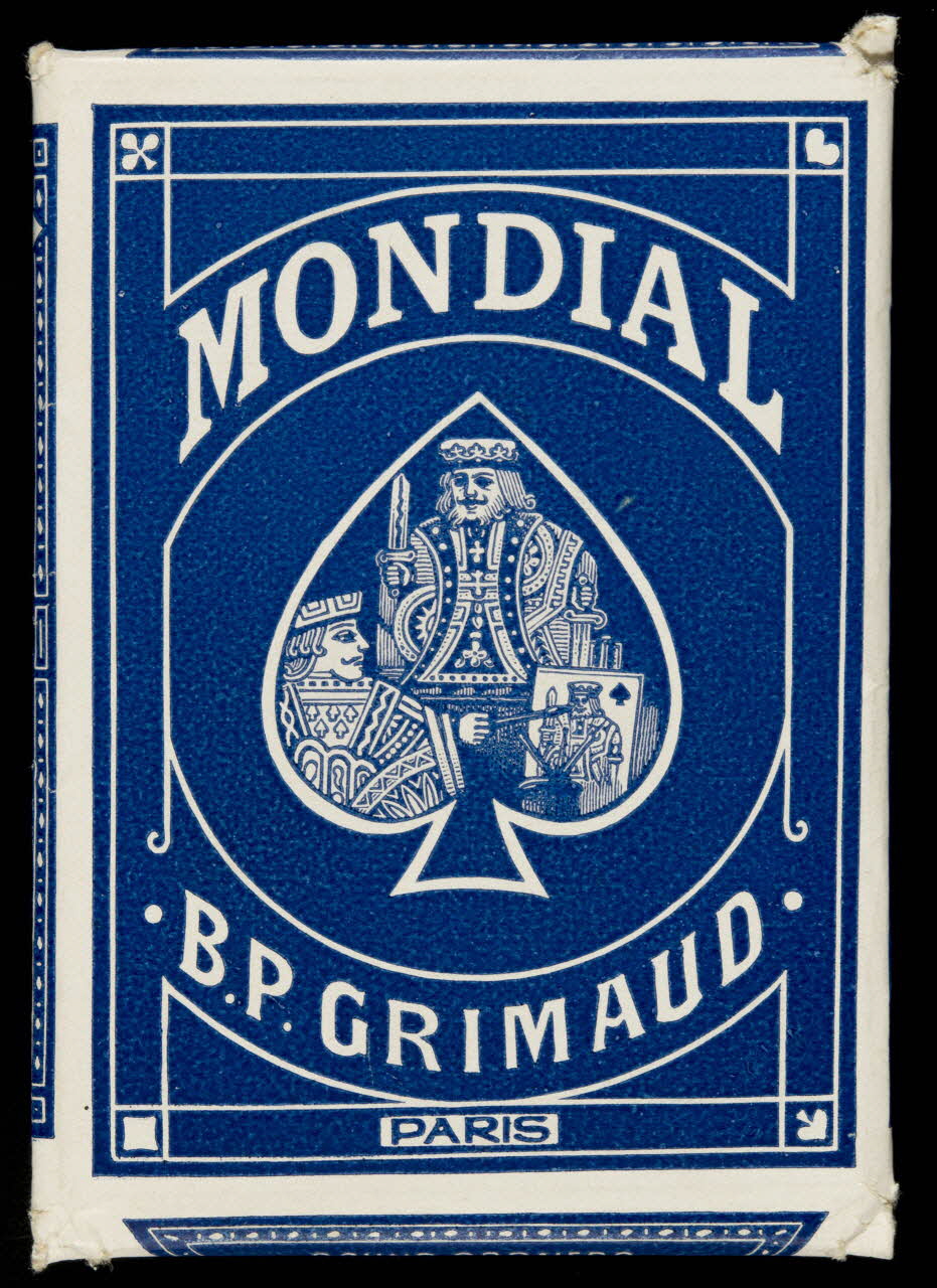 cartes à jouer MONDIAL  B.P. GRIMAUD  PARIS 1967.185.2042 Photo