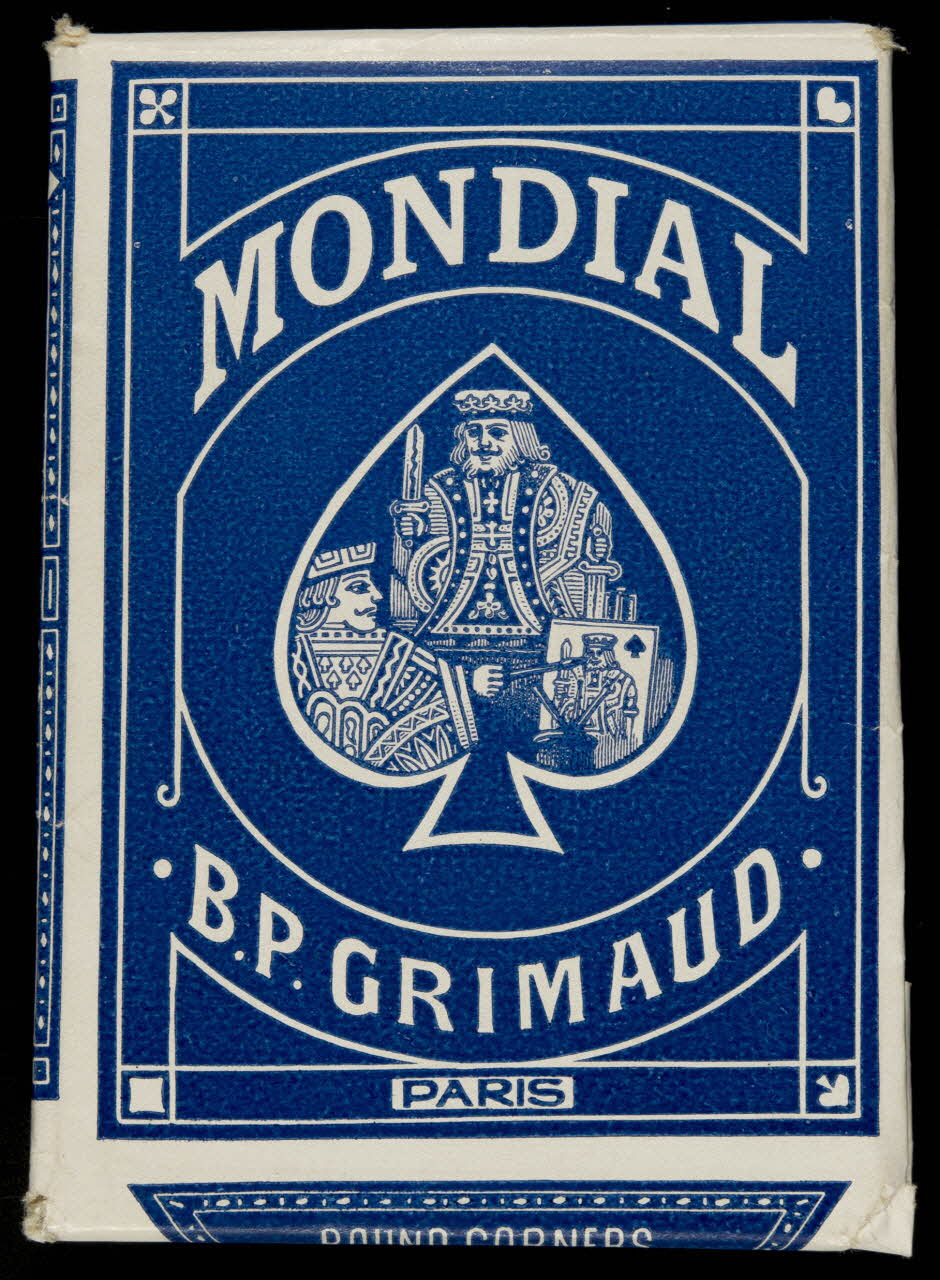 cartes à jouer MONDIAL  B.P. GRIMAUD  PARIS 1967.185.2048 Photo