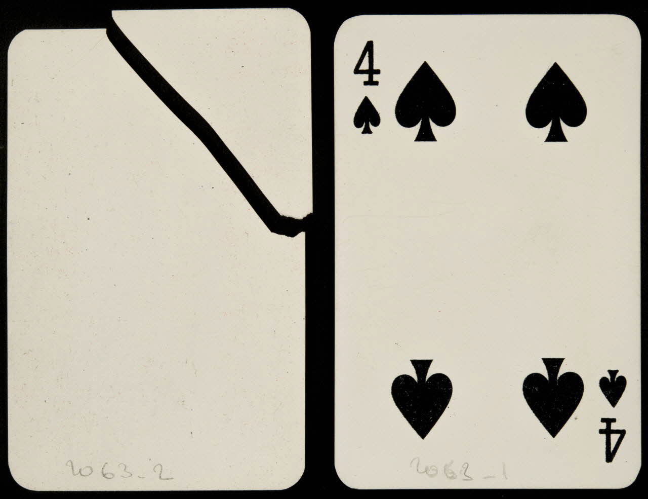 cartes à jouer Cartes à jouer 1967.185.2063.1/2 Photo