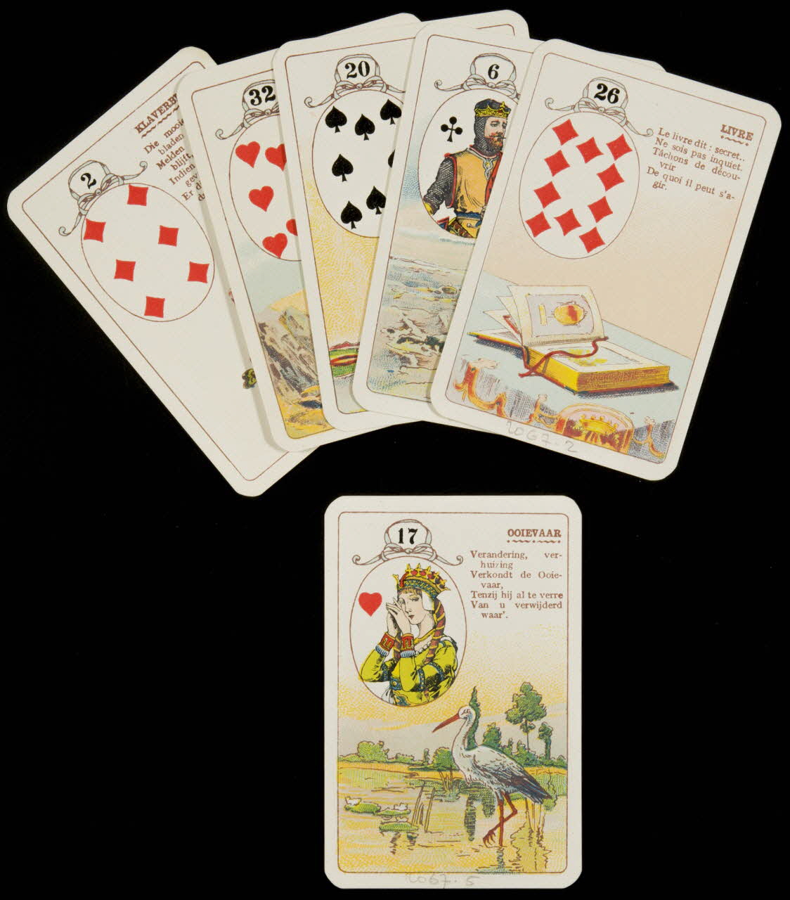 cartes à jouer Cartes à jouer 1967.185.2067.1/6 Photo