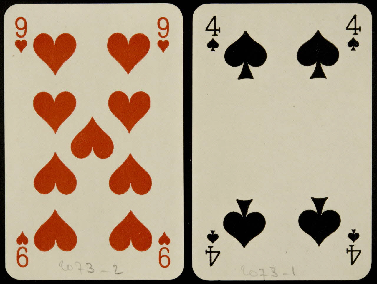 cartes à jouer Cartes à jouer 1967.185.2073.1/2 Photo