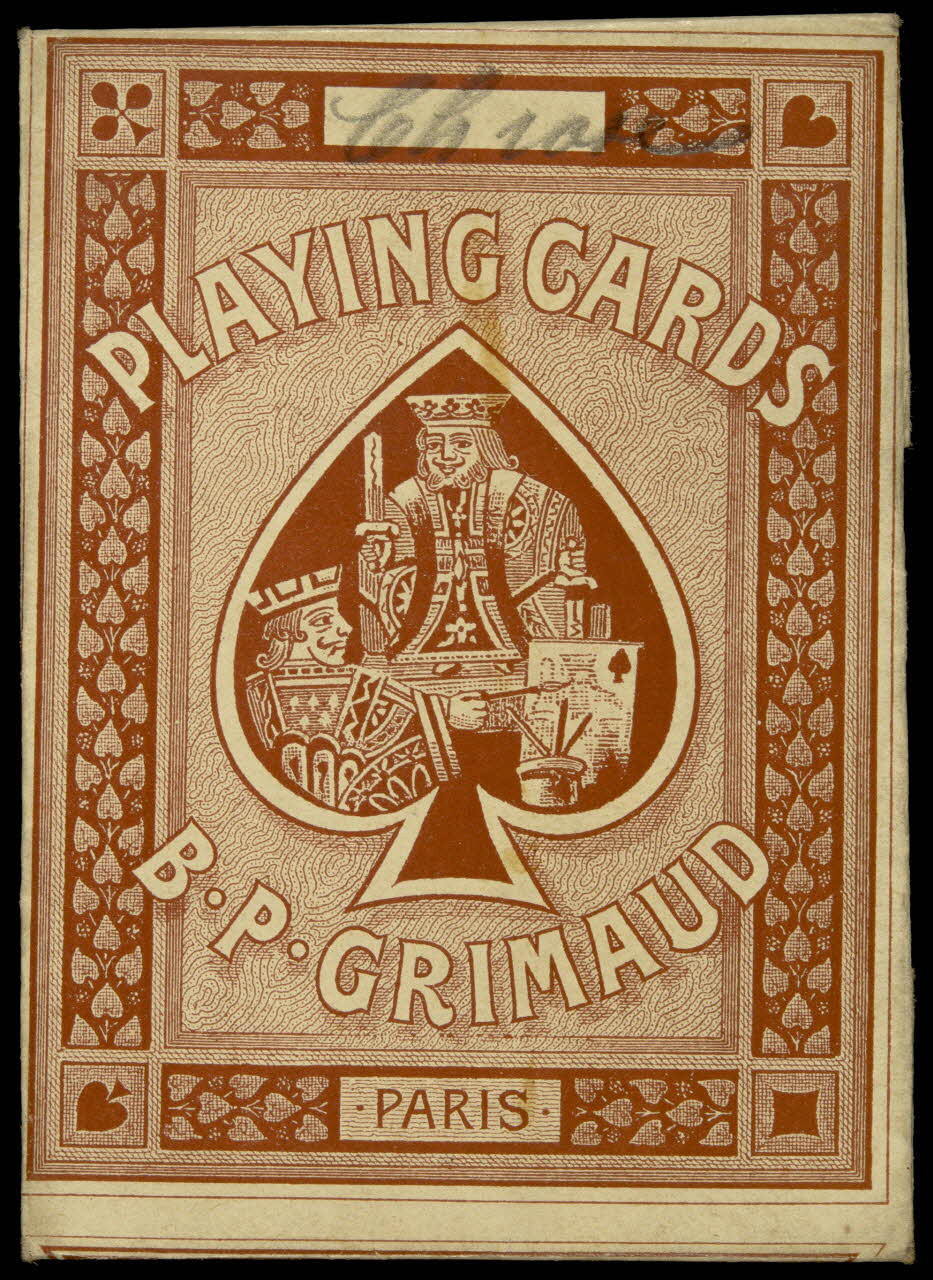 cartes à jouer PLAYING CARDS  B.P. GRIMAUD  PARIS 1967.185.2104 Photo