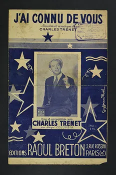 Charles Trénet ; Raoul Breton chanson petit format Paris 9ème 1938 1965.177.14  Photo Mucem