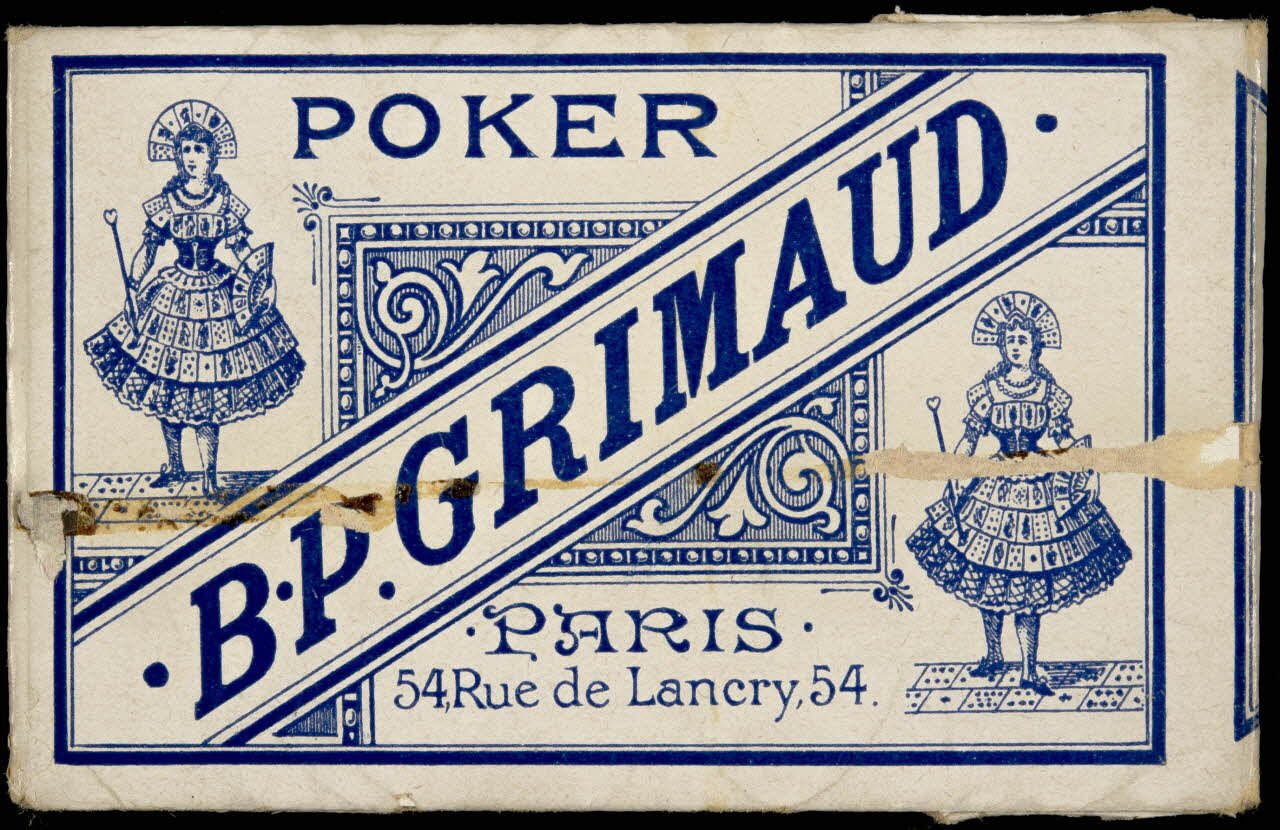 cartes à jouer POKER  B.P. GRIMAUD  PARIS 1967.185.2156 Photo