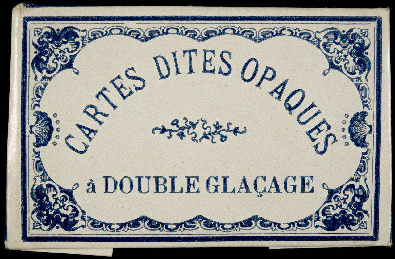 cartes à jouer CARTES DITES OPAQUES  à DOUBLE GLACAGE 1967.185.2175 Photo