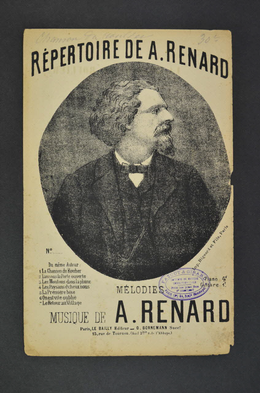 chanson petit format 1965.177.16 Photo Mucem