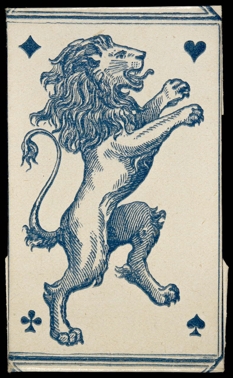 cartes à jouer Papier d'emballage de cartes à jouer 1967.185.2193 Photo