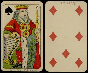 cartes à jouer Cartes à jouer 1967.185.2200.1/2 Photo