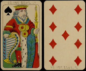 cartes à jouer Cartes à jouer 1967.185.2202.1/2 Photo