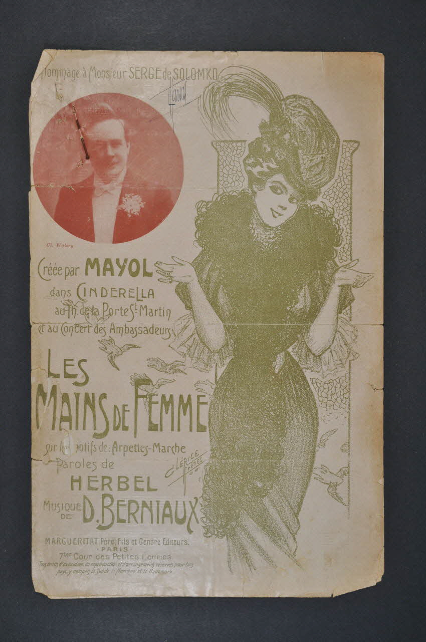 chanson petit format 1966.192.44 Photo Mucem