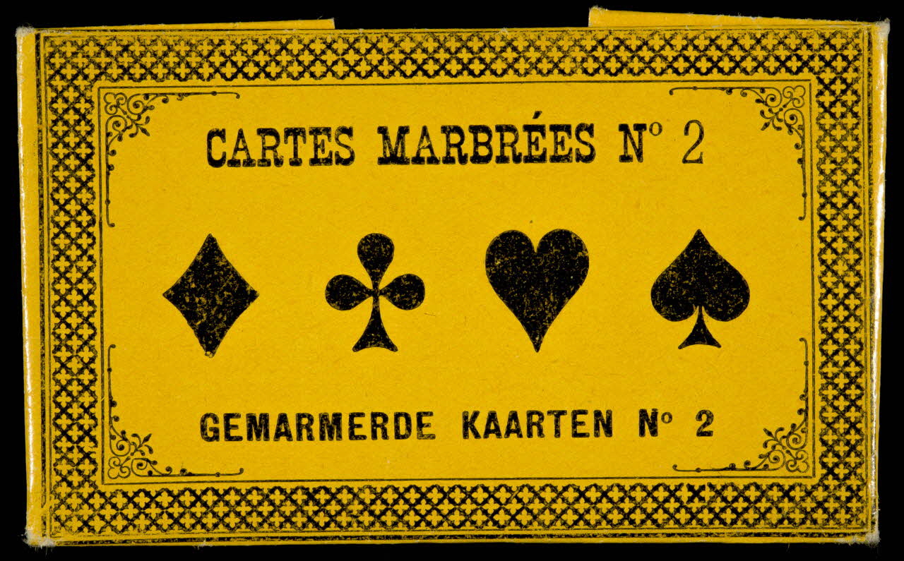 cartes à jouer CARTES MARBREES N°2 1967.185.2211 Photo