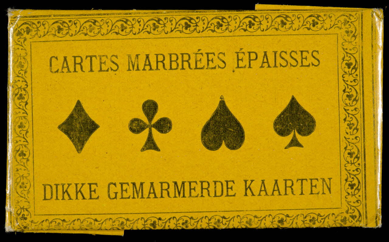 cartes à jouer CARTES MARBREES EPAISSES 1967.185.2213 Photo