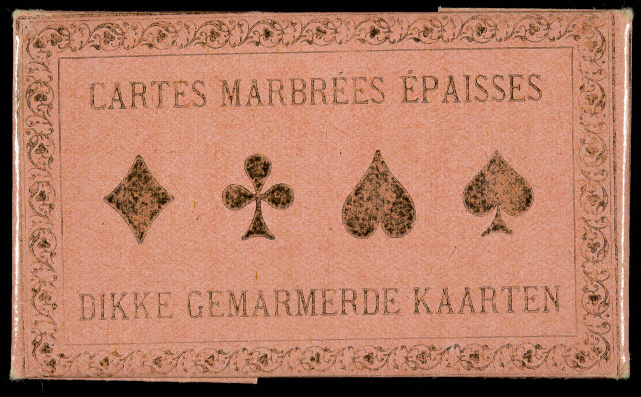 cartes à jouer CARTES MARBREES EPAISSES 1967.185.2215 Photo