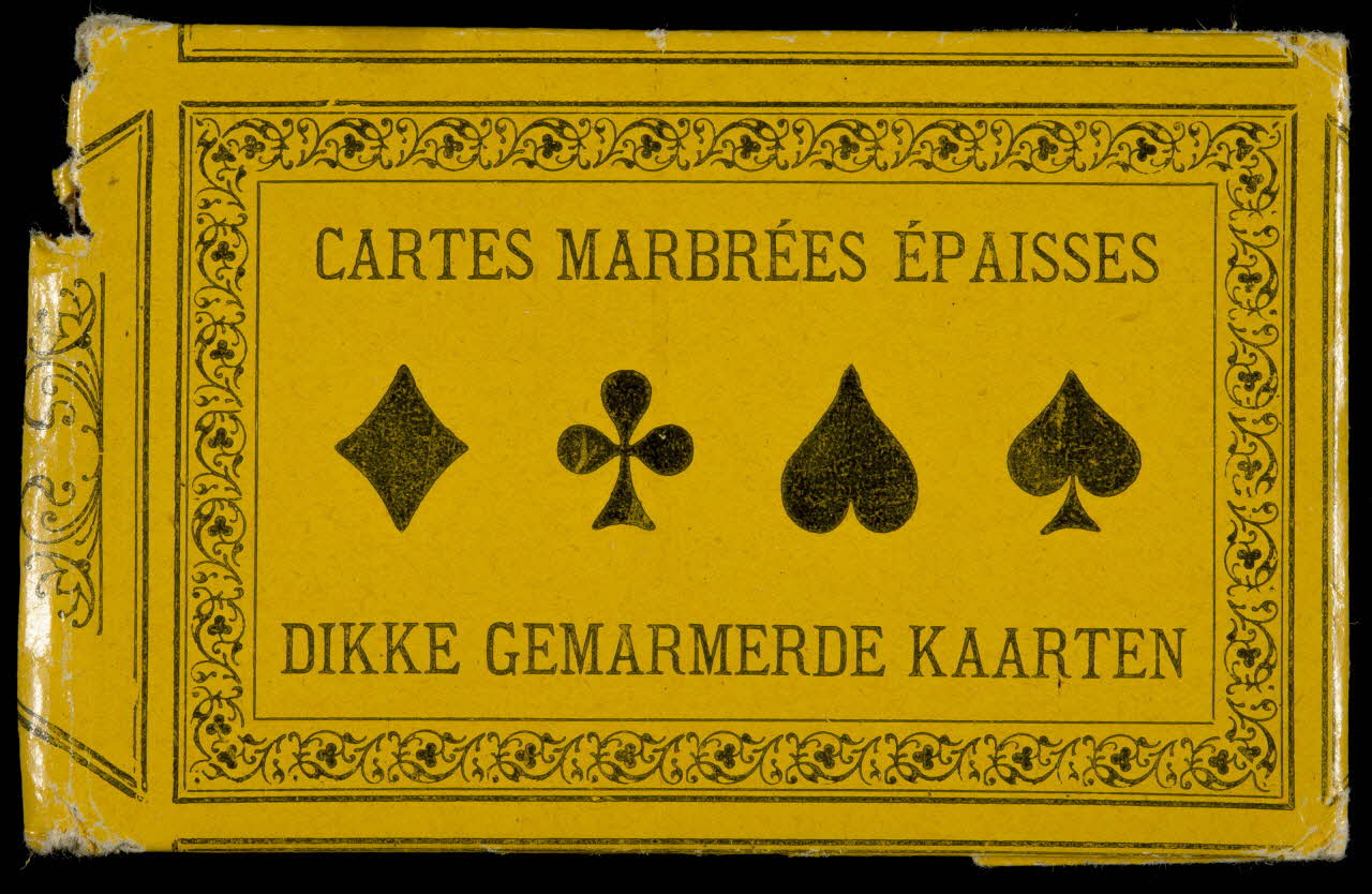 cartes à jouer CARTES MARBREES EPAISSES 1967.185.2217 Photo