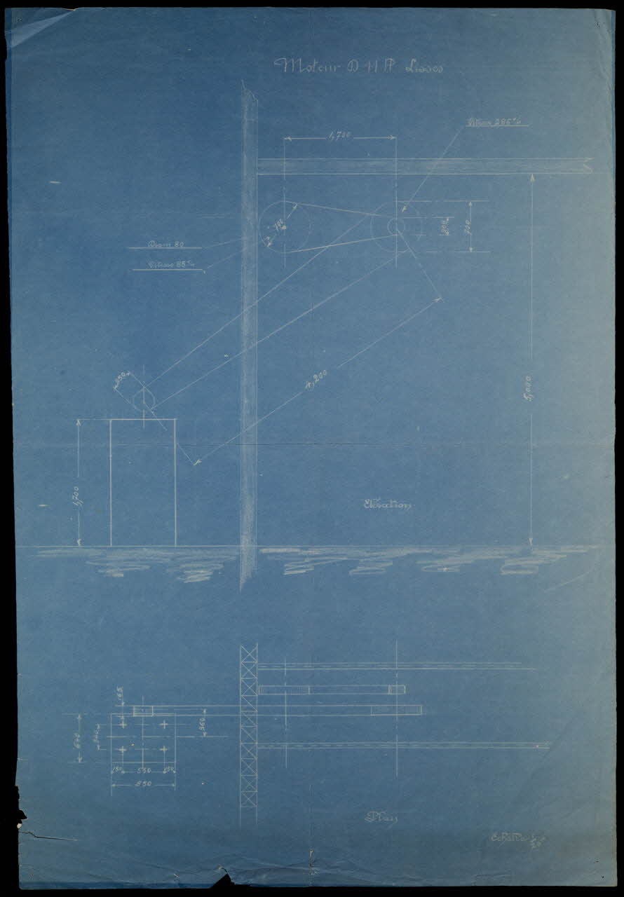 estampe Moteur D 11 P Lisses 1967.185.2269 Photo