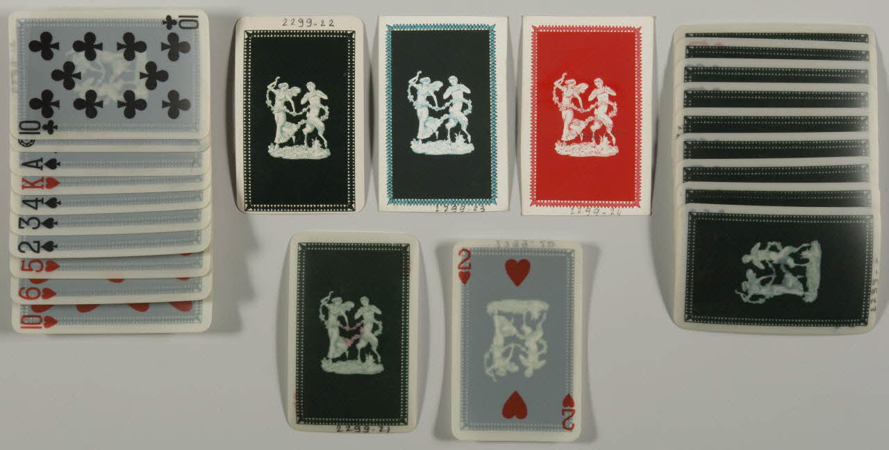 cartes à jouer Jeu de cartes transparentes 1967.185.2299.1-24 Photo