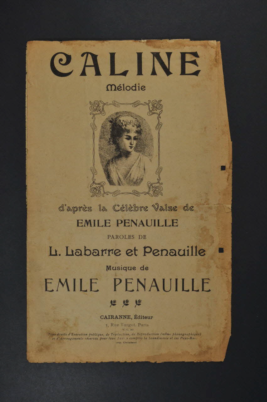 chanson petit format 1966.192.6 Photo Mucem