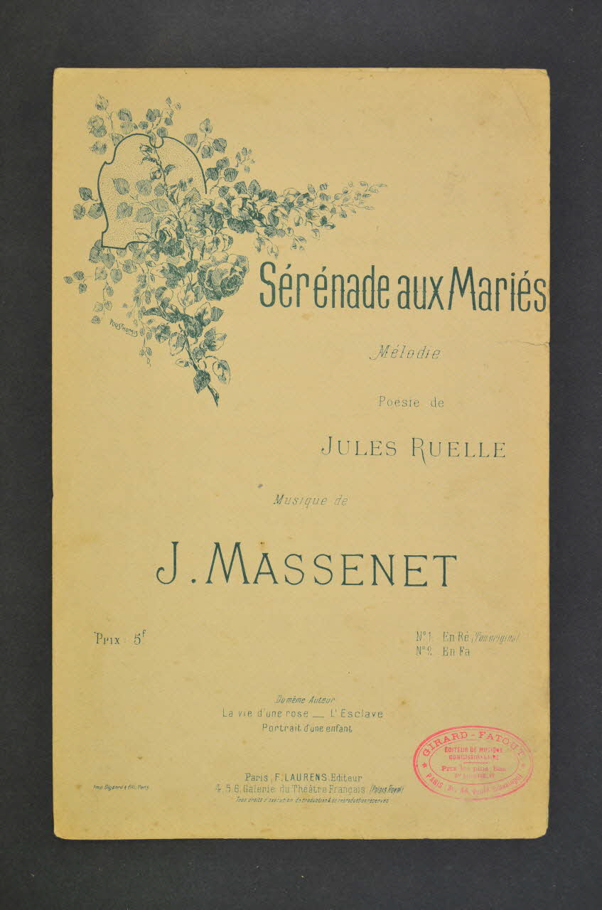 chanson petit format 1965.177.25 Photo Mucem