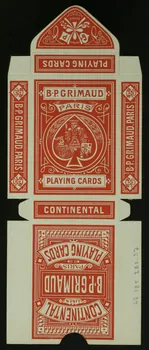 cartes à jouer B.P. GRIMAUD  PARIS  PLAYING CARDS 1967.185.282.37 Photo