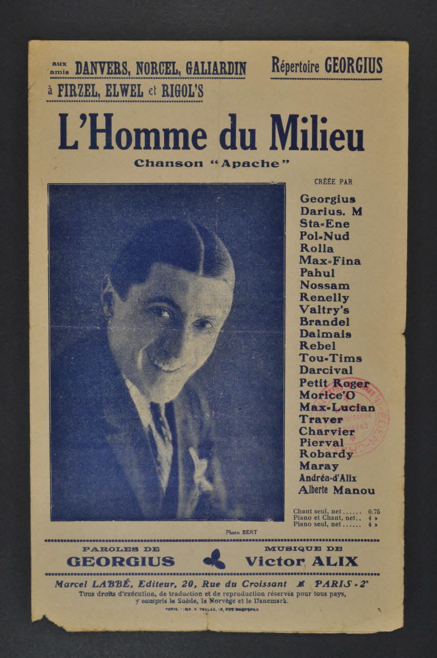 chanson petit format 1965.177.30 Photo Mucem