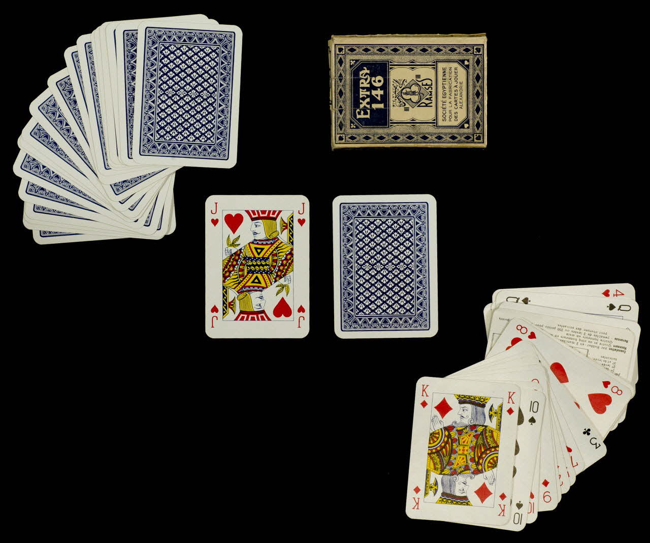 cartes à jouer Ramses III 1967.185.351.1-51 Photo