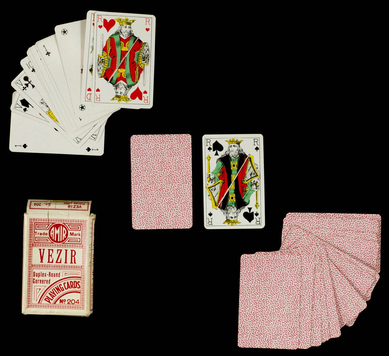 cartes à jouer VEZIR  Duplex - Round  Cornered  PLAYING CARDS 1967.185.352.1-29 Photo