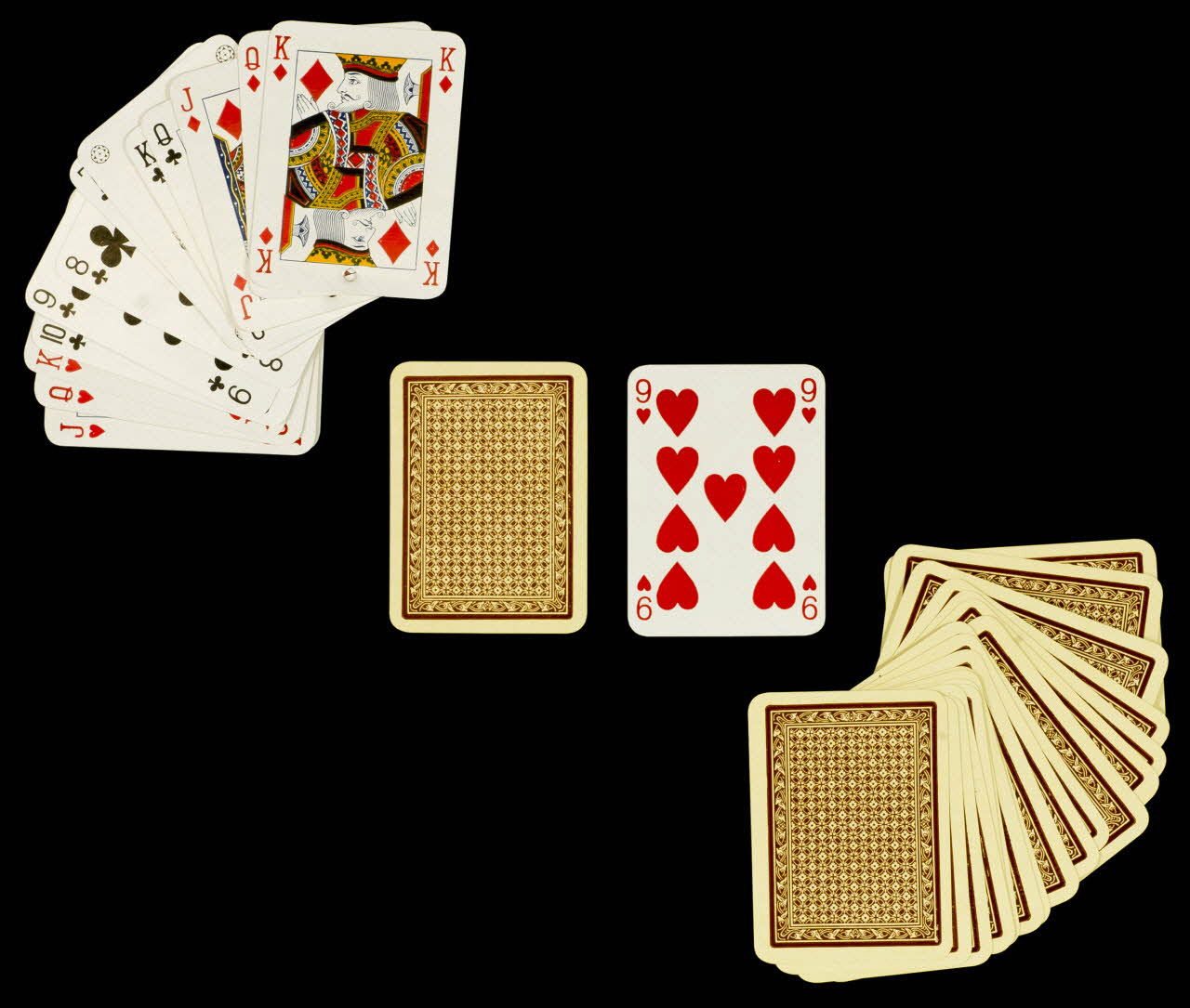 cartes à jouer PLAYING CARDS  B.P. GRIMAUD  .PARIS. Ile-de-France, France 1921 1967.185.354.1-37 Photo